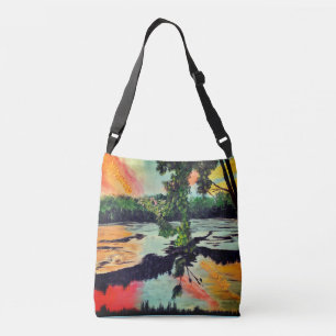 Sac Ajustable DG Paintings Étang de réflexion au coucher du sole