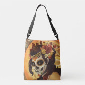 Sac Ajustable Dia De Los Muertos Throw Pillow (Dos)