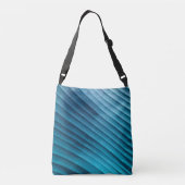 Sac Ajustable Diagonale bleue feuille (Dos)