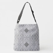 Sac Ajustable Diamant gris argenté (Dos)