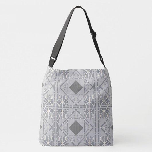 Sac Ajustable Diamant gris argenté (Dos)