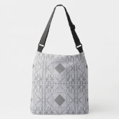 Sac Ajustable Diamant gris argenté (Devant)