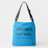 Sac Ajustable Différent, Pas Moins | Fierté de Handicap Minimali (Devant)