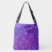 Sac Ajustable Digital Bloom Future Pattern | Floral Futuriste (Devant)
