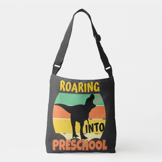 Sac Ajustable DINOSAUR cool - ROARING DANS LE PRESCHOOL (Devant)