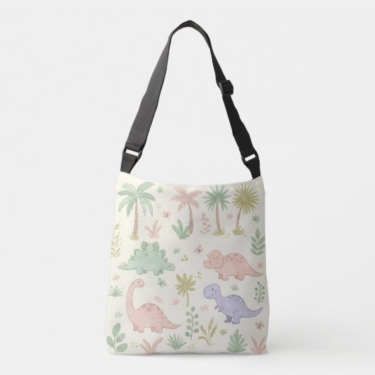 Sac Ajustable Dinosaures pastel mignons (Devant)