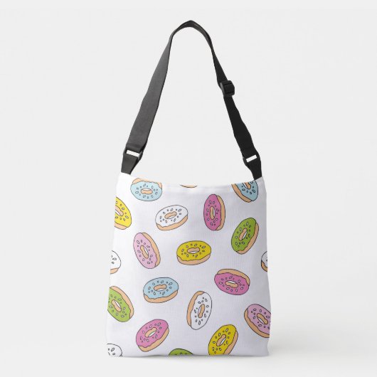 Sac Ajustable Doodle beiguts motif, design sans soudure. (Devant)