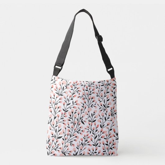 Sac Ajustable Doodle Flowers : Coral Floral sans joint. (Devant)