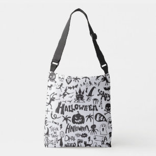 Sac Ajustable Doodles de monstre d'Halloween amusant