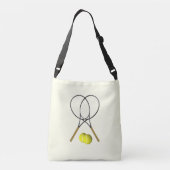 Sac Ajustable Double Tennis Crème (Dos)