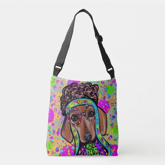 SAC AJUSTABLE DOXSCHUND ROUGE (Devant)
