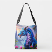 Sac Ajustable Dragon bleu, imagination numérique (Devant)
