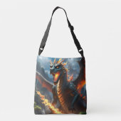 Sac Ajustable Dragon de respiration par le feu effrayant, (Dos)