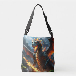 Sac Ajustable Dragon de respiration par le feu effrayant,
