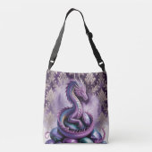 Sac Ajustable Dragon gothique mystique pourpre (Dos)