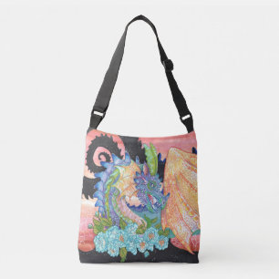 Sac Ajustable Dragon Rose bleu Pastel 