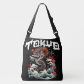 Sac Ajustable Dragon s Danse Japonais Retro Seascape (Devant)