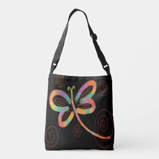 Sac Ajustable Dragonfly d'art Abstrait (Dos)