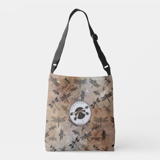 Sac Ajustable Dragonfly Distress Entomology Monogramme (Dos)