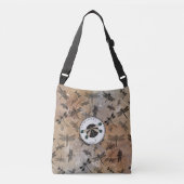Sac Ajustable Dragonfly Distress Entomology Monogramme (Devant)
