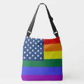 Sac Ajustable Drapeau américain LGBT Pride avec étoiles (Devant)