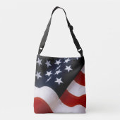 Sac Ajustable Drapeau américain onduleux (Dos)