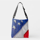 Sac Ajustable Drapeau américain Rouge Blanc bleu (Devant)