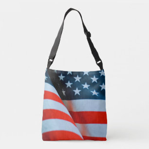 Sac Ajustable Drapeau américain rouge blanc et bleu