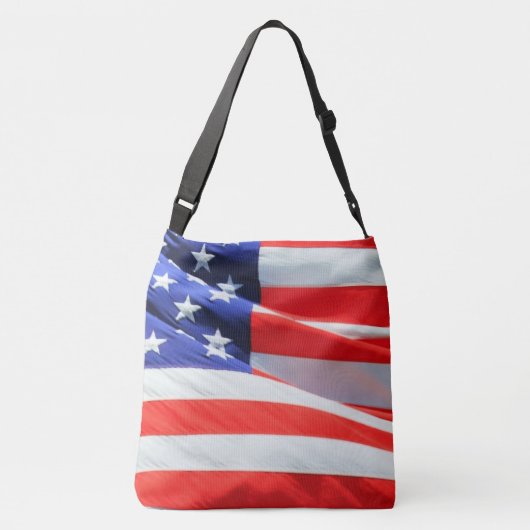 Sac Ajustable Drapeau américain Stars Stripes USA Rouge Blanc Bl (Dos)