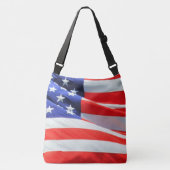 Sac Ajustable Drapeau américain Stars Stripes USA Rouge Blanc Bl (Devant)