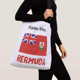 Sac Ajustable Drapeau bermudien personnalisé avec nom