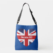 Sac Ajustable Drapeau britannique du 70e jubilé 2022 (Dos)