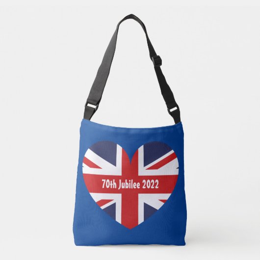 Sac Ajustable Drapeau britannique du 70e jubilé 2022 (Devant)