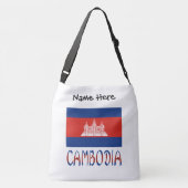 Sac Ajustable Drapeau cambodgien personnalisé (Dos)