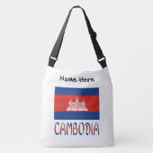 Sac Ajustable Drapeau cambodgien personnalisé (Devant)