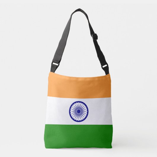 Sac Ajustable Drapeau coloré de l'Inde (Devant)