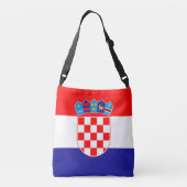 Sac Ajustable Drapeau Croatie (Dos)