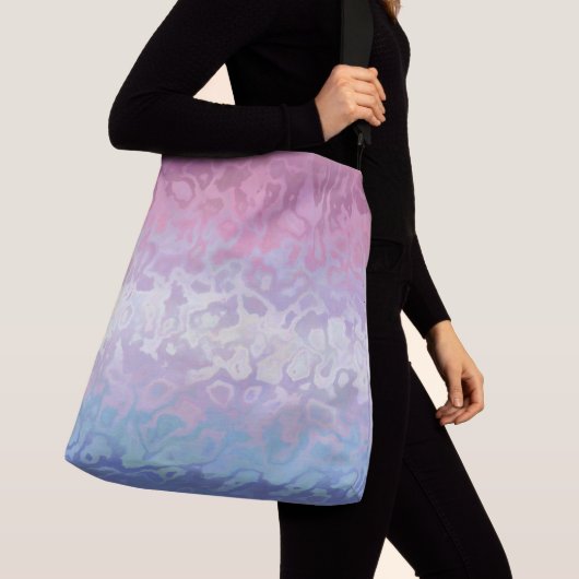 Sac Ajustable Drapeau de fierté bigender tripant ondoyant funky  (De près)