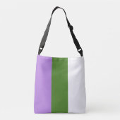 Sac Ajustable Drapeau de fierté de Genderqueer (Dos)