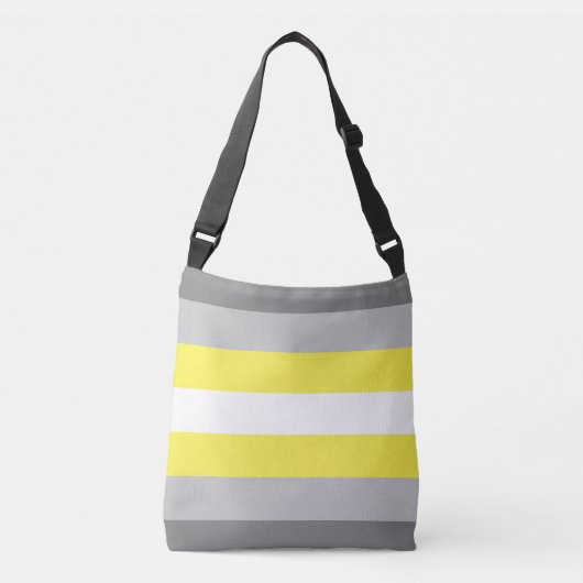 Sac Ajustable Drapeau de fierté demigender (Devant)