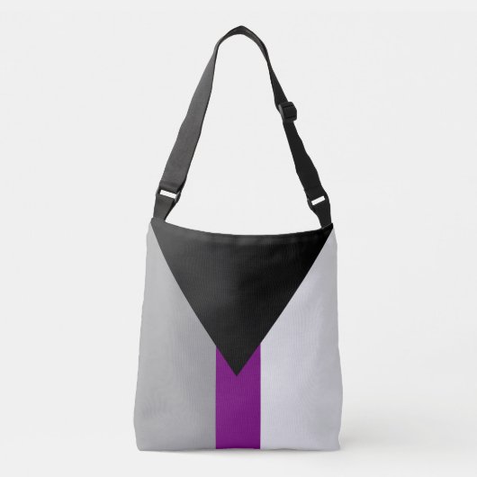 Sac Ajustable Drapeau de fierté demisexuel (Devant)