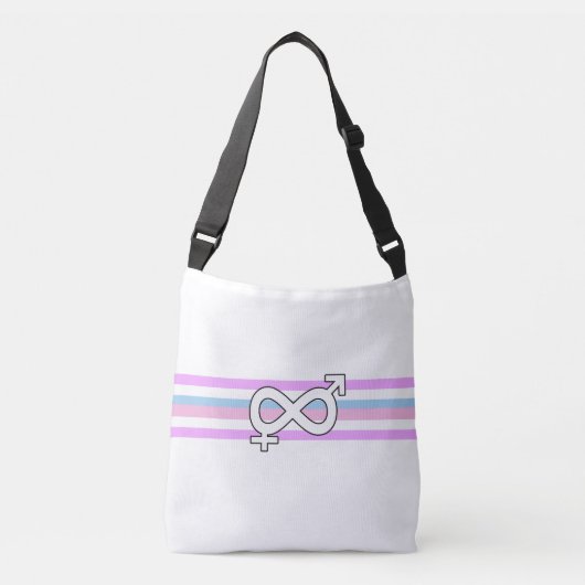 Sac Ajustable Drapeau de fierté intersexe (Devant)