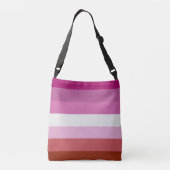Sac Ajustable Drapeau de fierté lesbienne (Dos)