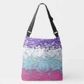 Sac Ajustable Drapeau de fierté multisexuel funky trippy ondulé (Devant)