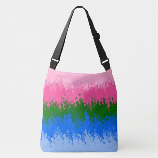 Sac Ajustable Drapeau de fierté Omniromantique Abstraite (Devant)