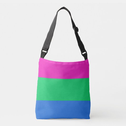 Sac Ajustable Drapeau de fierté polysexuelle (Devant)