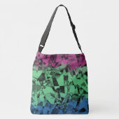 Sac Ajustable Drapeau de Fierté Polysexuelle Groovy Éclectique R (Dos)
