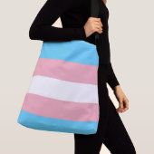 Sac Ajustable Drapeau de fierté transgenre LGBTQ+ Impression int (De près)