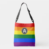 Sac Ajustable Drapeau de la Fierté arc-en-ciel monogramme LGBTQ (Dos)