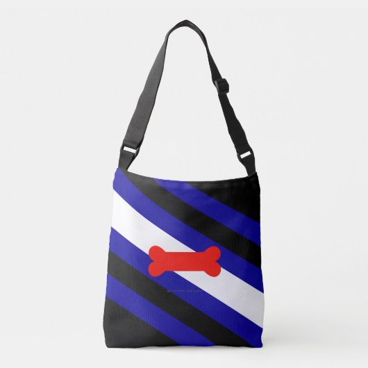 Sac Ajustable Drapeau de la fierté de jeu de chiots de SlipperyJ (Devant)